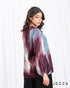 Crinkled Chiffon Hip-Length Top 66501